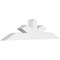 Ekena Millwork Saratoga Architectural Grade PVC Gable Bracket, 72"W x 18"H x 6"D x 6"F, 6/12 Pitch GBP072X18X0606SAR00 - alternate 1